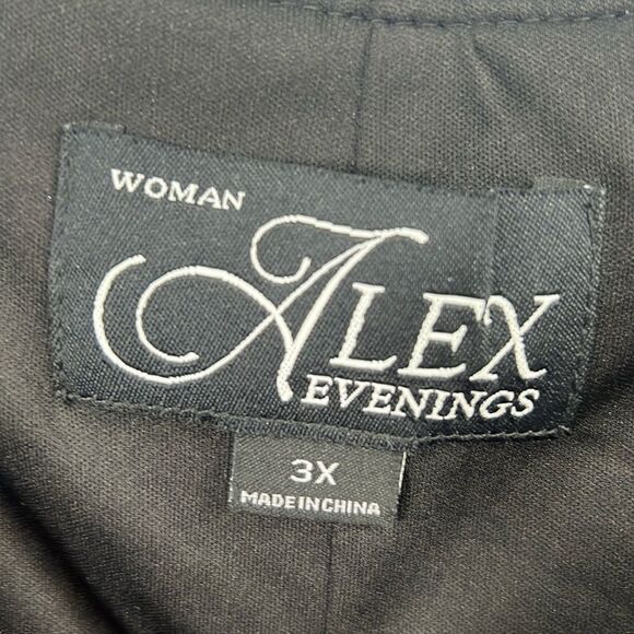 Alex Evenings Sequin Cold Shoulder Top - Picture 5 of 8